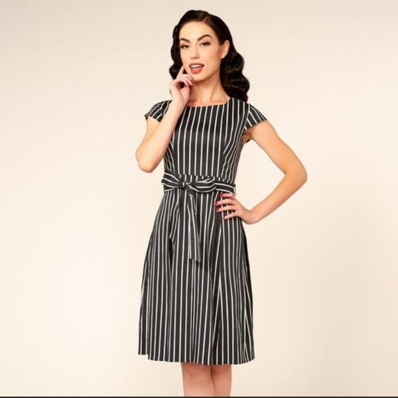 NWT Golightly Mae dress in Victorian Stripe, size Large. - Picture 1 of 5